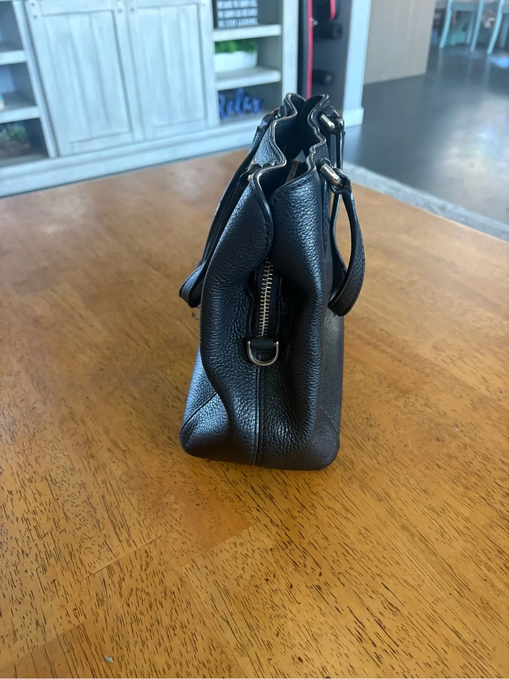 kate spade Black Pebbled Leather Shoulder Bag